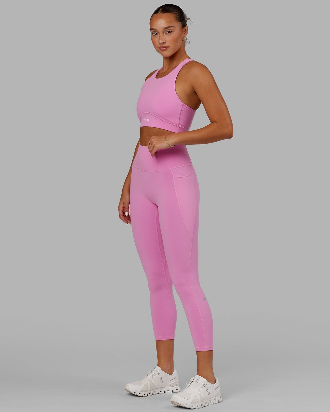 Fusion 7/8 Length Leggings - Spark Pink