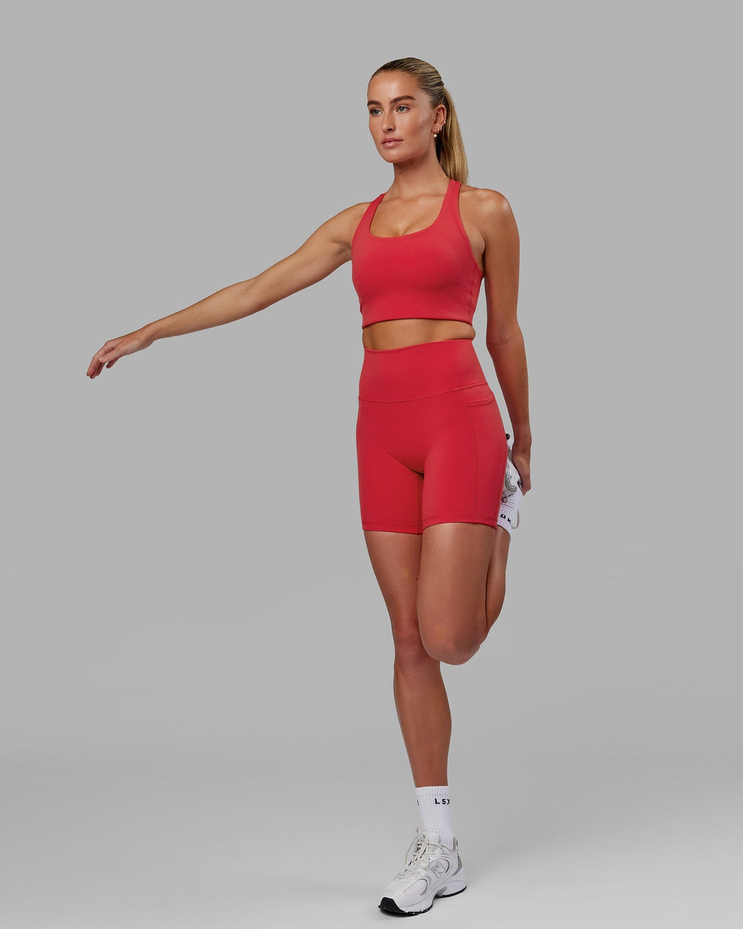 Fusion Mid-Length Shorts - Scarlet