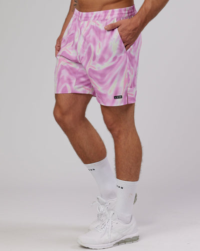 Intensity 7" Performance Ripstop Short - Euphoria-Pink