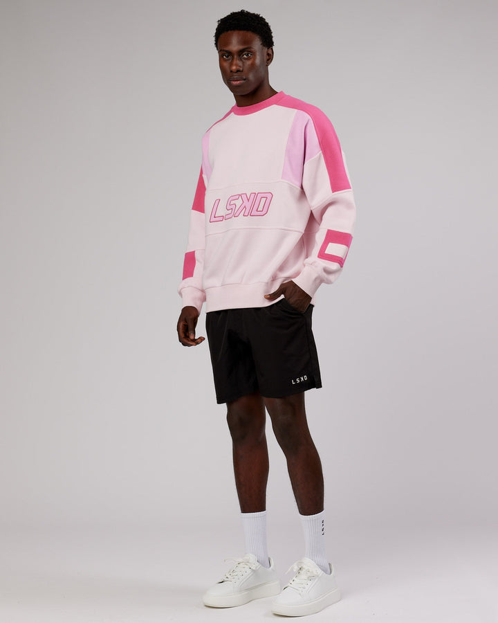 Unisex Slam Sweater Oversize - Pink Multi