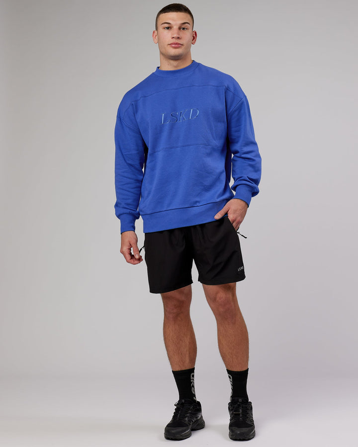 Unisex Off Duty Sweater Oversize - Power-Cobalt