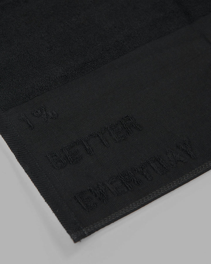 Rep Cotton Towel - Black
