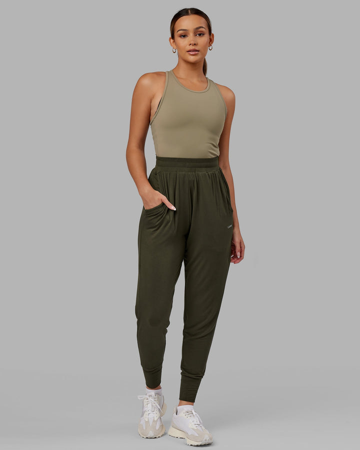 Rest and Recover Pant - Forest Night