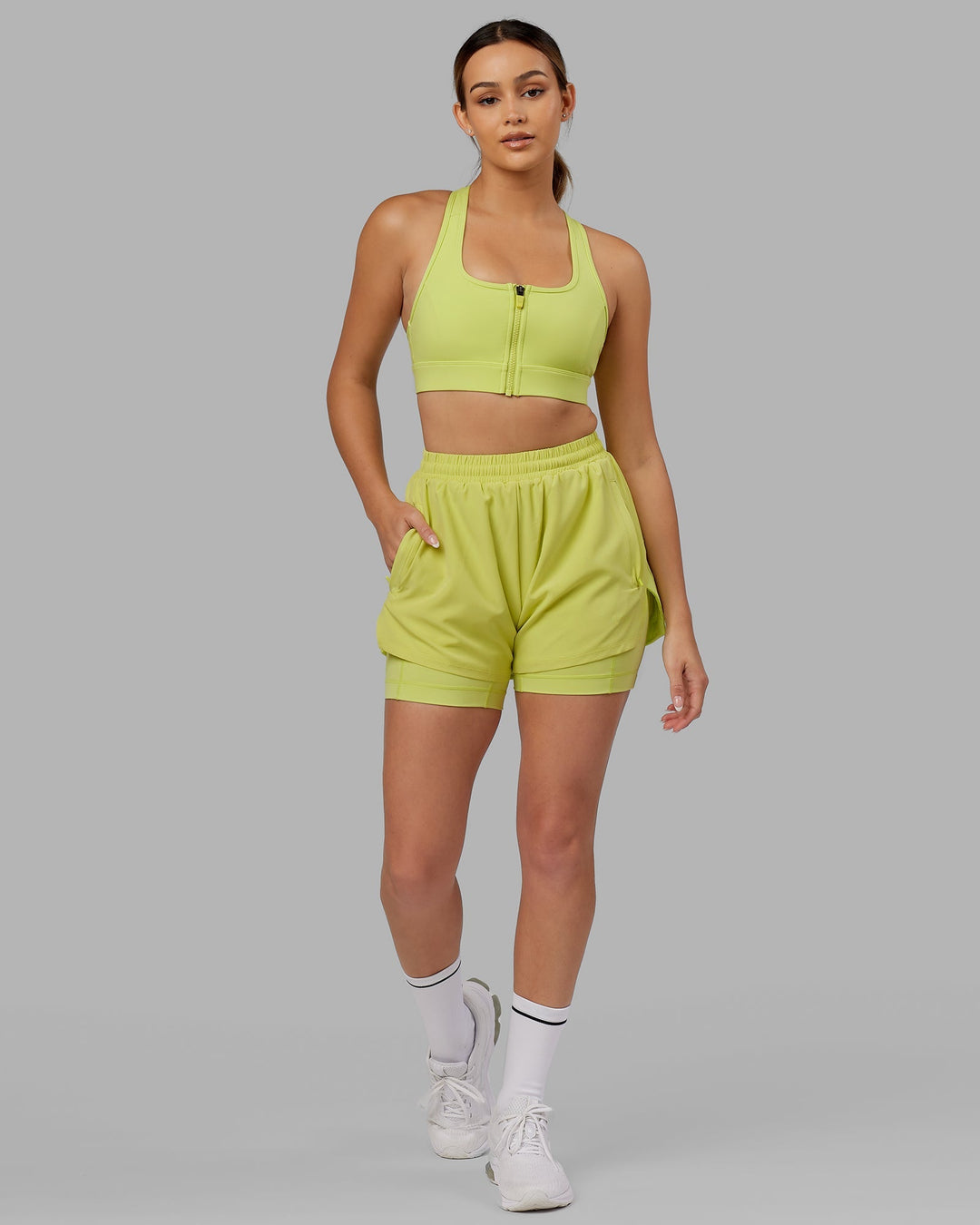 Sprint Sports Bra - Citrus Green