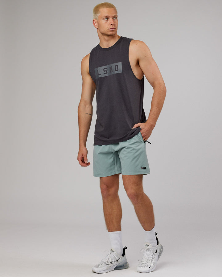Strength FLXDRY Training Fit Performance Tank - Asphalt