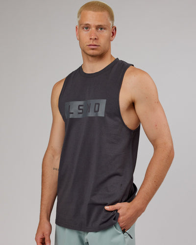 Strength FLXDRY Training Fit Performance Tank - Asphalt