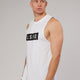 Strength FLXDRY Training Fit Performance Tank - White-Black