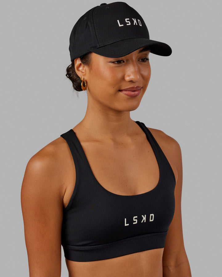 Structure Snapback Cap - Black-White