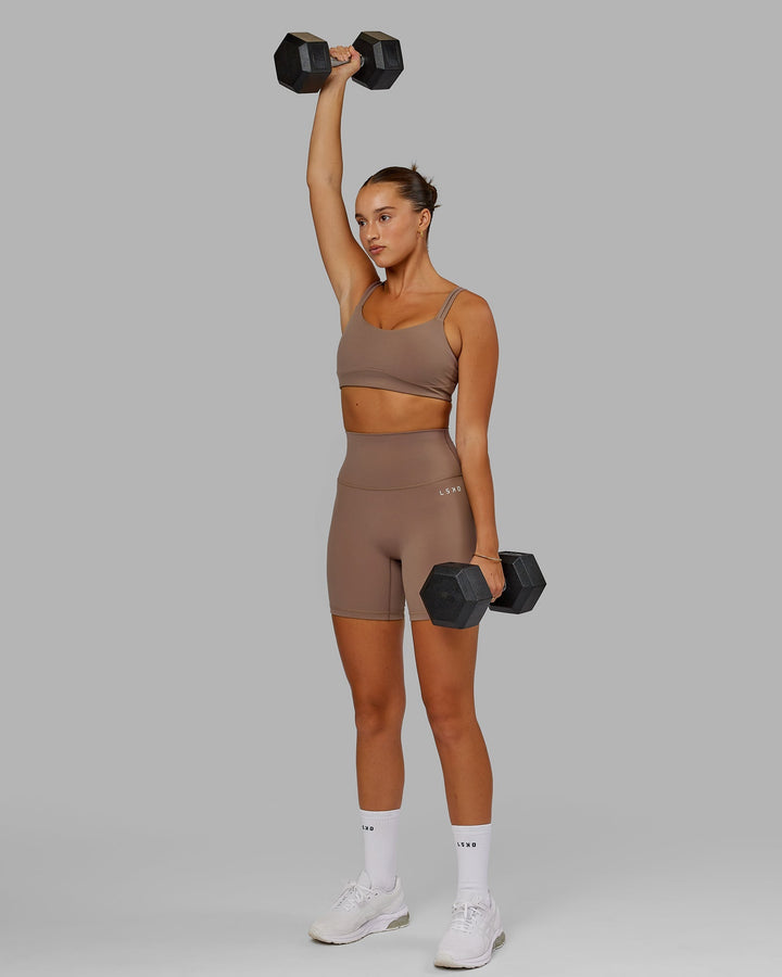Structure Sports Bra - Deep Taupe