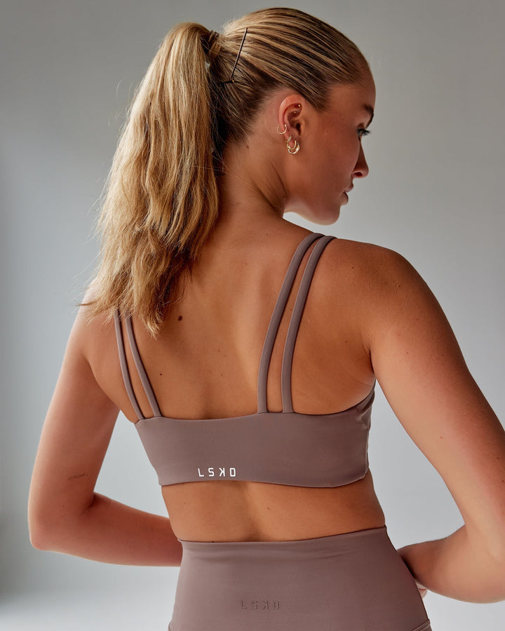Structure Sports Bra - Deep Taupe