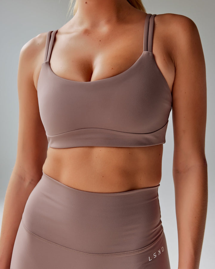 Structure Sports Bra - Deep Taupe