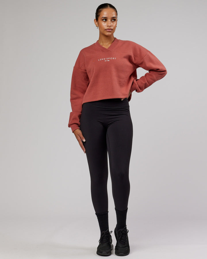 Touchdown Sweater - Marsala