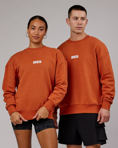 Unisex Cornerstone Sweater Oversize - Auburn
