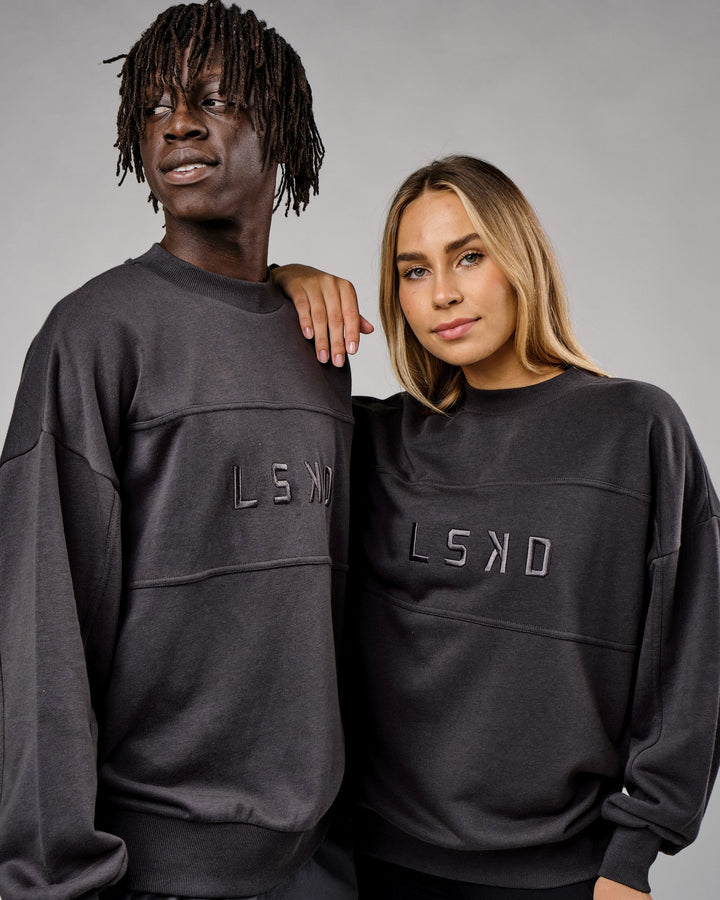 Unisex Slice Sweater Oversize - Phantom