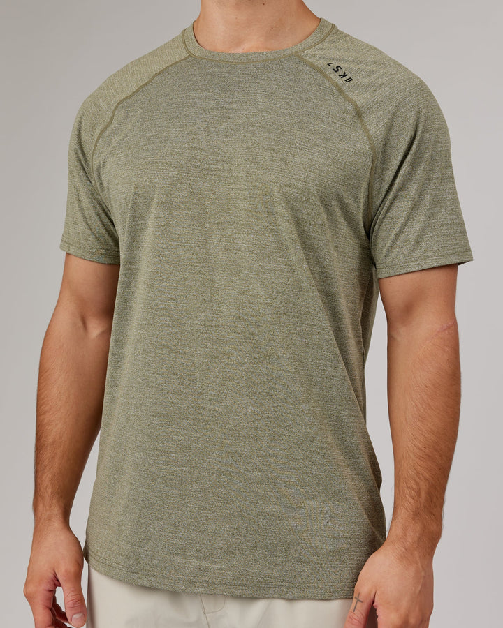 Perform VapourFLX Tee - Olive Marl