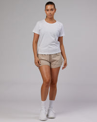 Perform VapourFLX Tee - White Marl