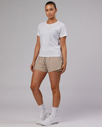 Perform VapourFLX Tee - White Marl