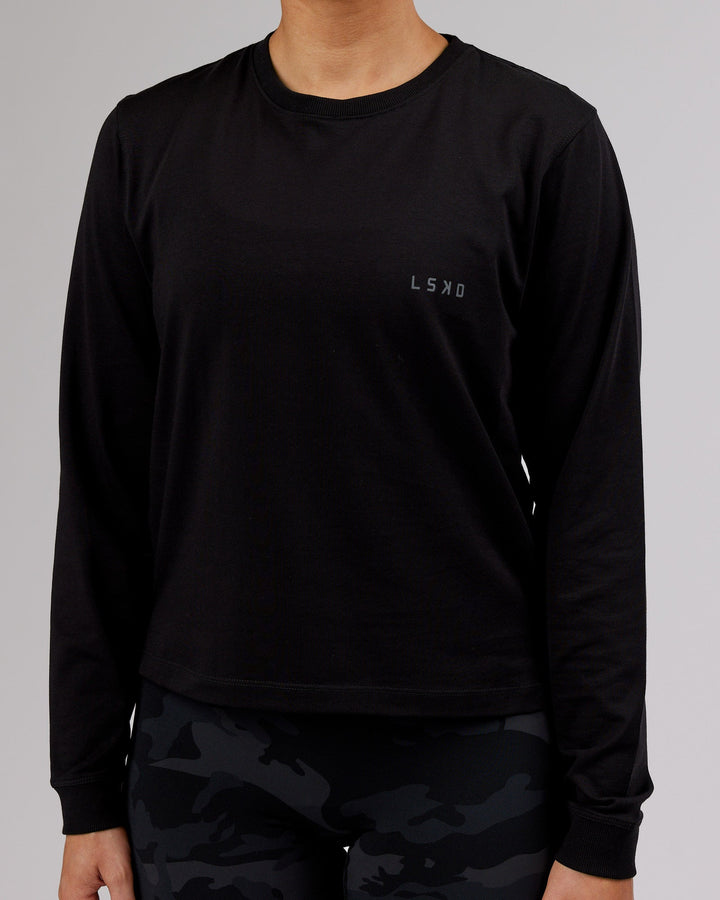 Deluxe PimaFLX LS Tee - Black
