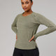 Perform VapourFLX LS Tee - Olive Marl